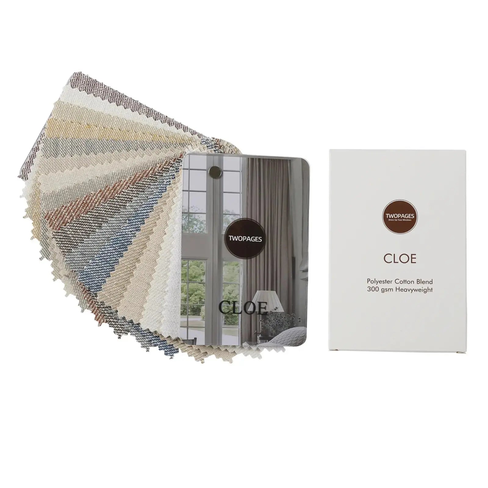 Cloe Cotton Blend fabric colour and texture sample 5