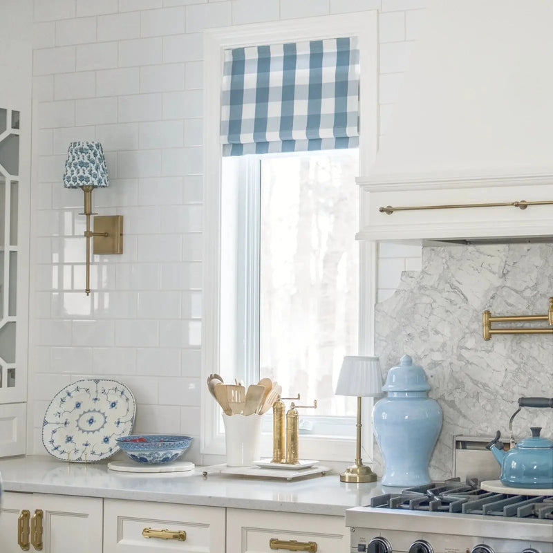 Celia Patterned Roman Shade Cordless -TWOPAGES