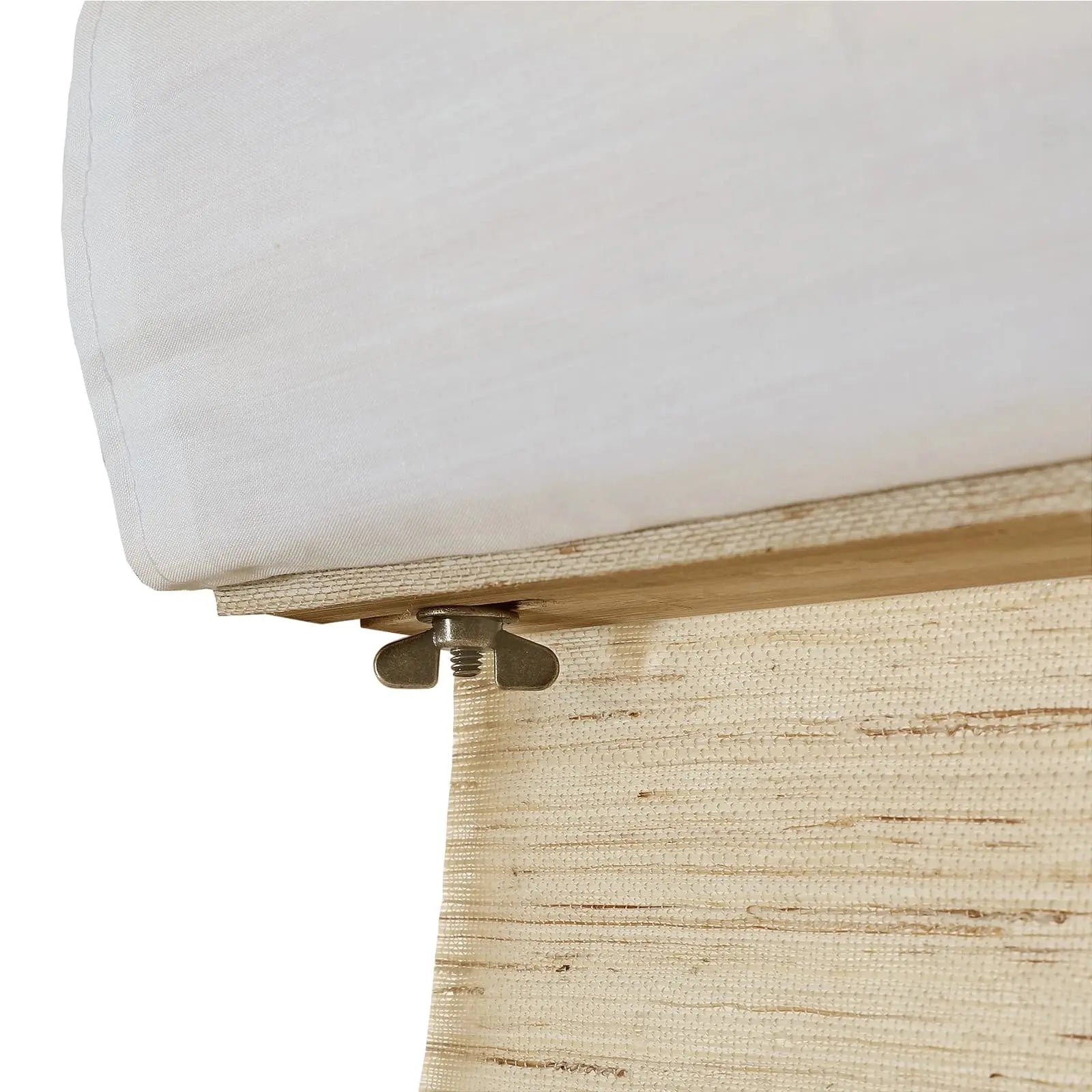 Natural Ramie Bamboo Woven Blind - Cashew TWOPAGES CURTAINS