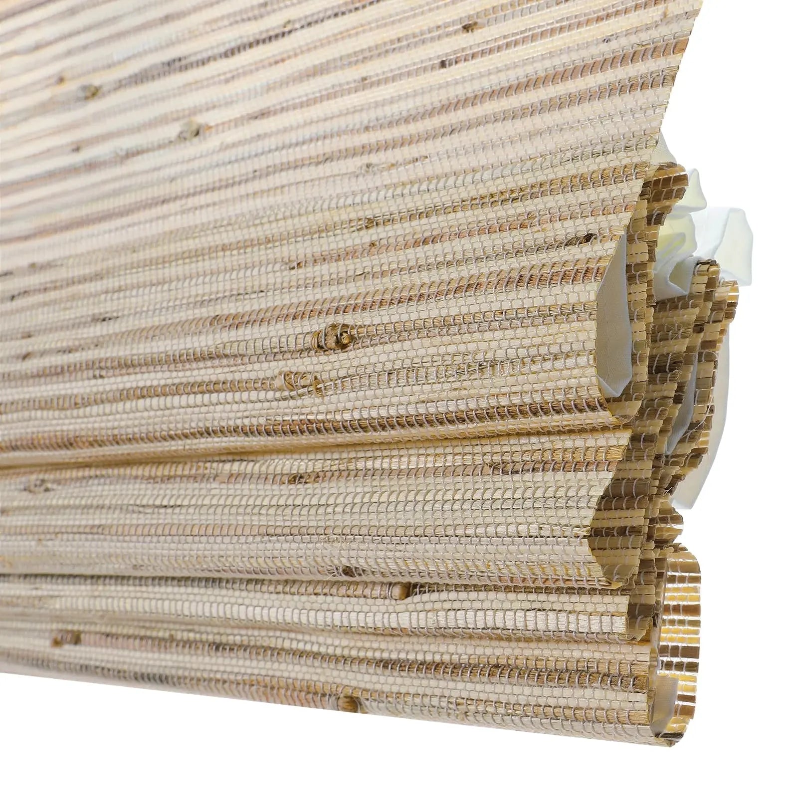 Natural Ramie Bamboo Woven Blind - Beige Brown TWOPAGES CURTAINS