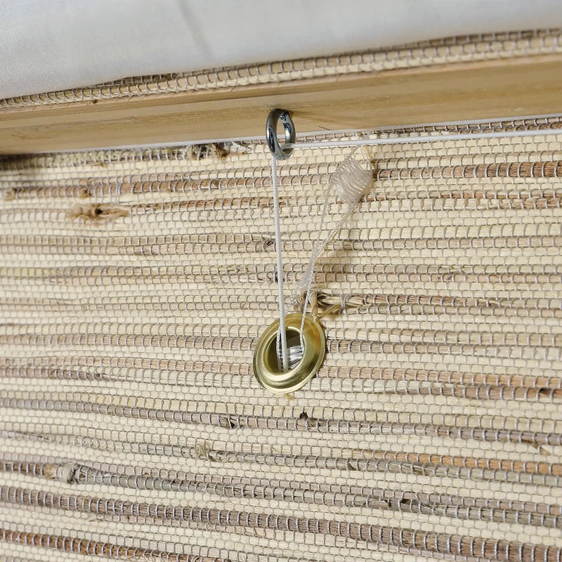 Natural Ramie Bamboo Woven Blind - Beige Brown TWOPAGES CURTAINS