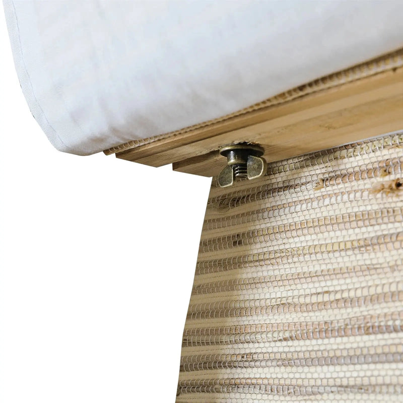 Natural Ramie Bamboo Woven Blind - Beige Brown TWOPAGES CURTAINS