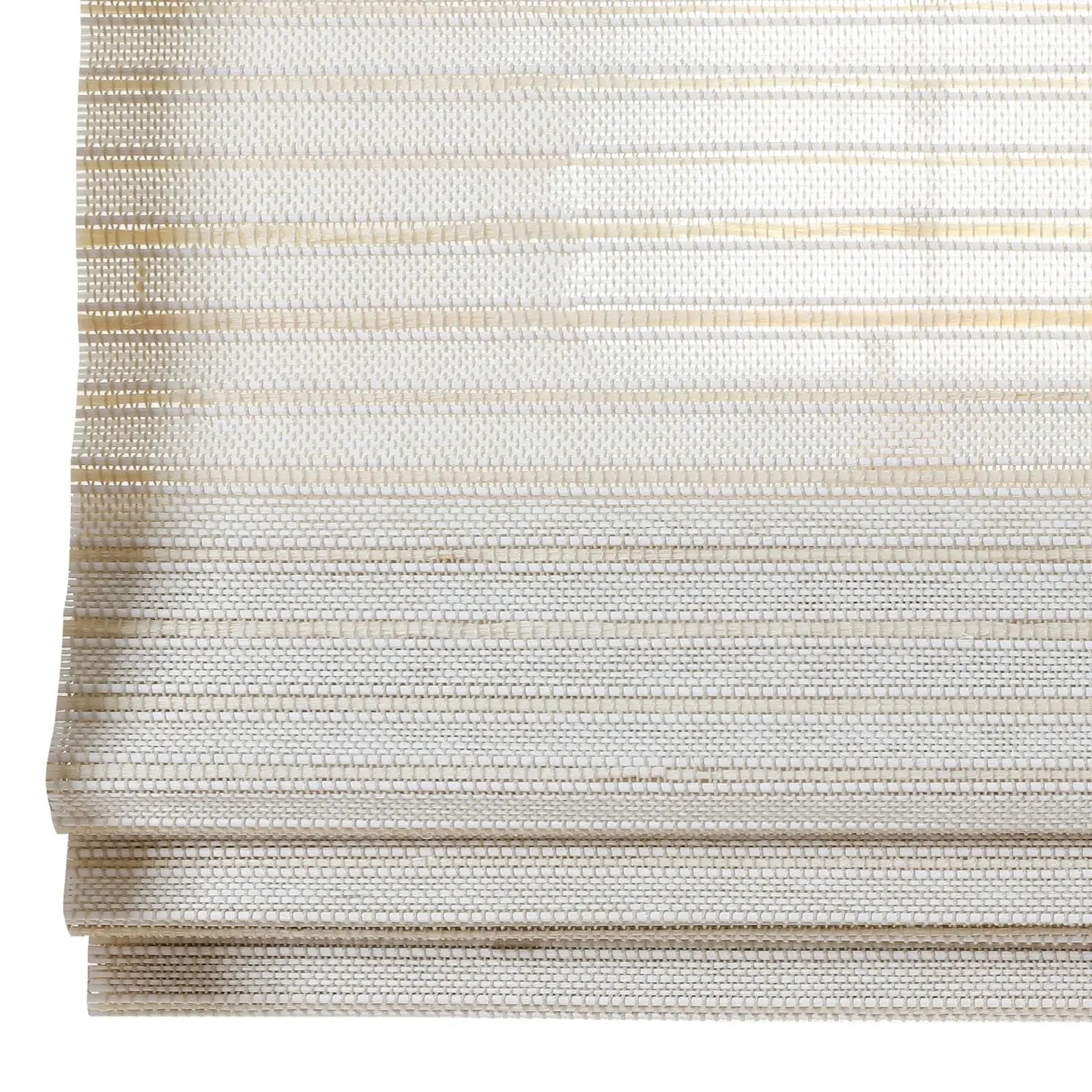Natural Paper Bamboo Woven Blind - Marble White TWOPAGES CURTAINS