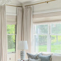 Natural Paper Bamboo Woven Blind - Marble White TWOPAGES CURTAINS