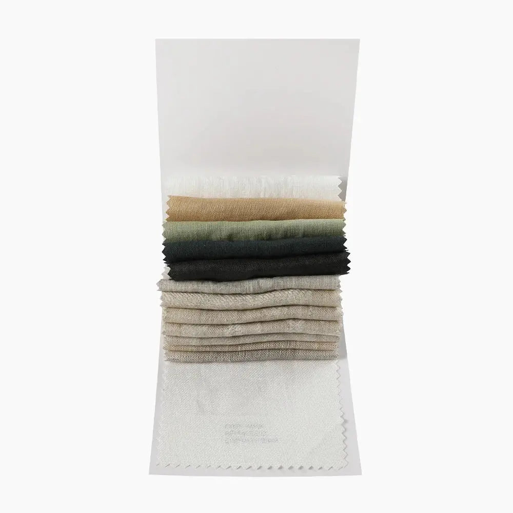 Doris Lance Joy Linen 3-in-1 Fabric Sample Booklet 13 Colors