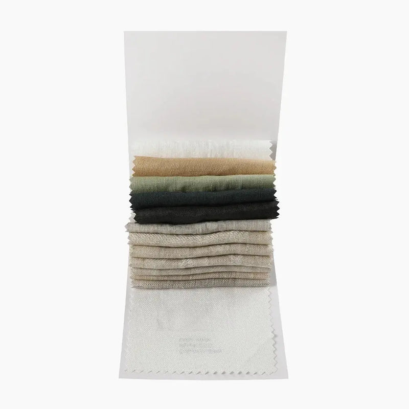 Doris Lance Joy Linen 3-in-1 Fabric Sample Booklet 13 Colors