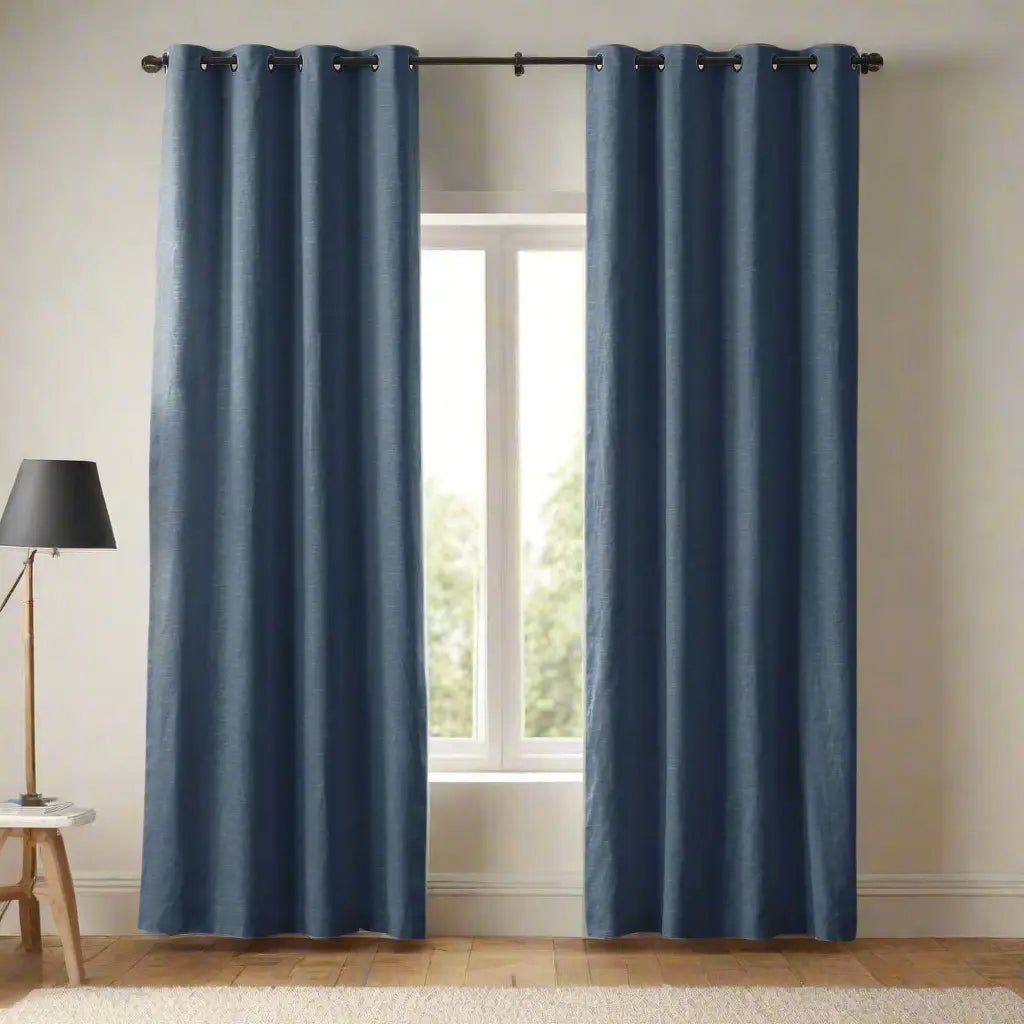 Jawara Luxury Linen Cotton Curtain Grommet -TWOPAGES