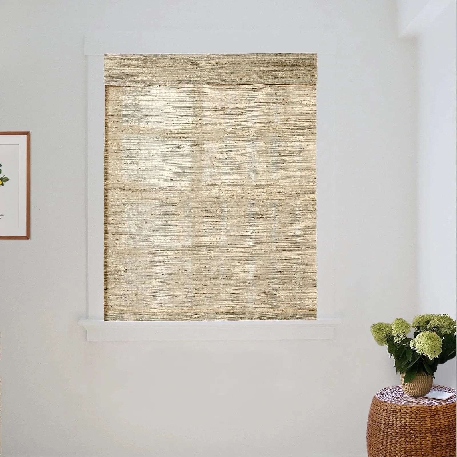 Natural Ramie Bamboo Woven Blind - Beige TWOPAGES CURTAINS