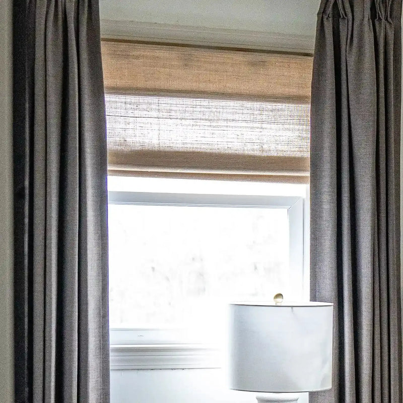 Natural Ramie Bamboo Woven Blind - Coconut?-TWOPAGES CURTAINS