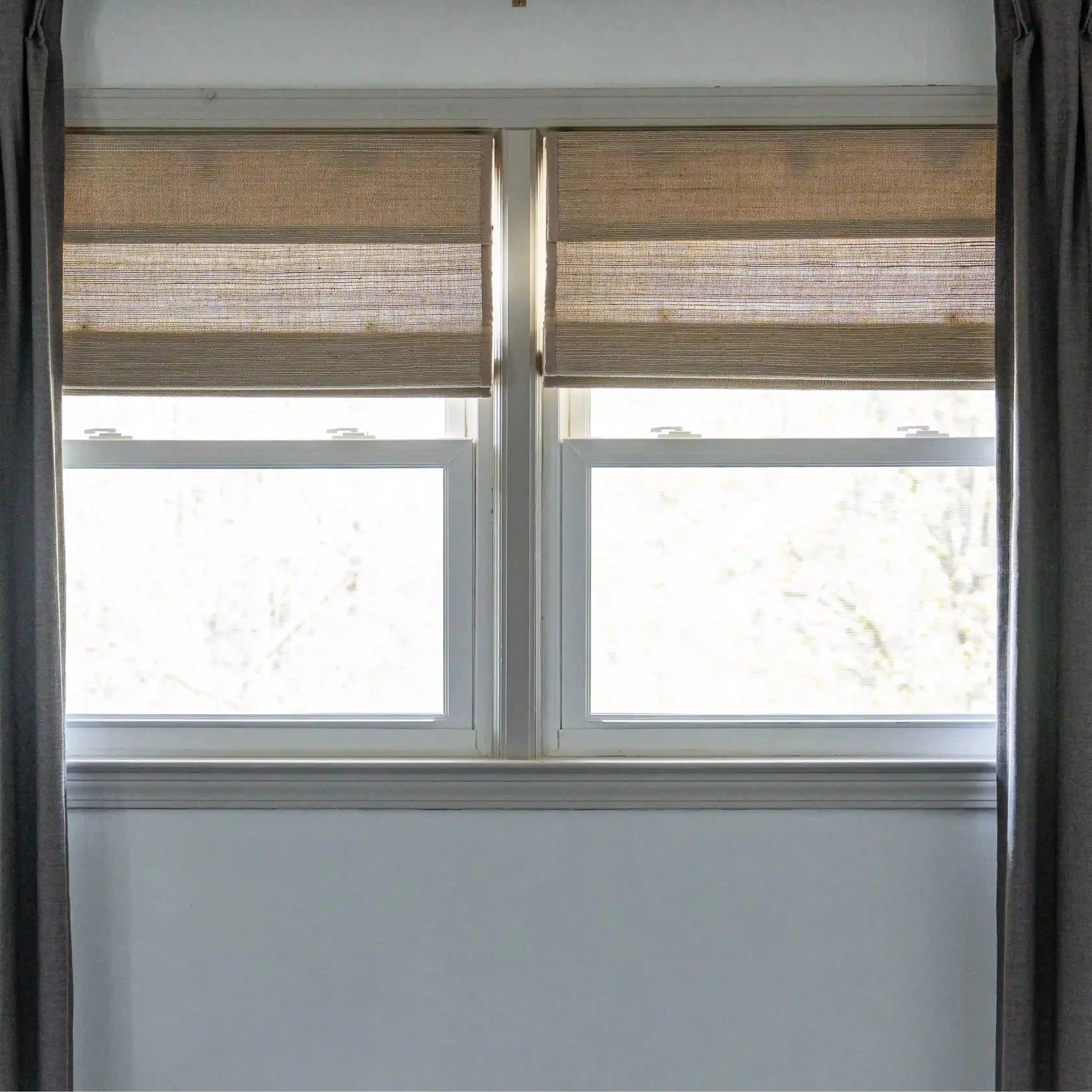 Natural Ramie Bamboo Woven Blind - Coconut?-TWOPAGES CURTAINS