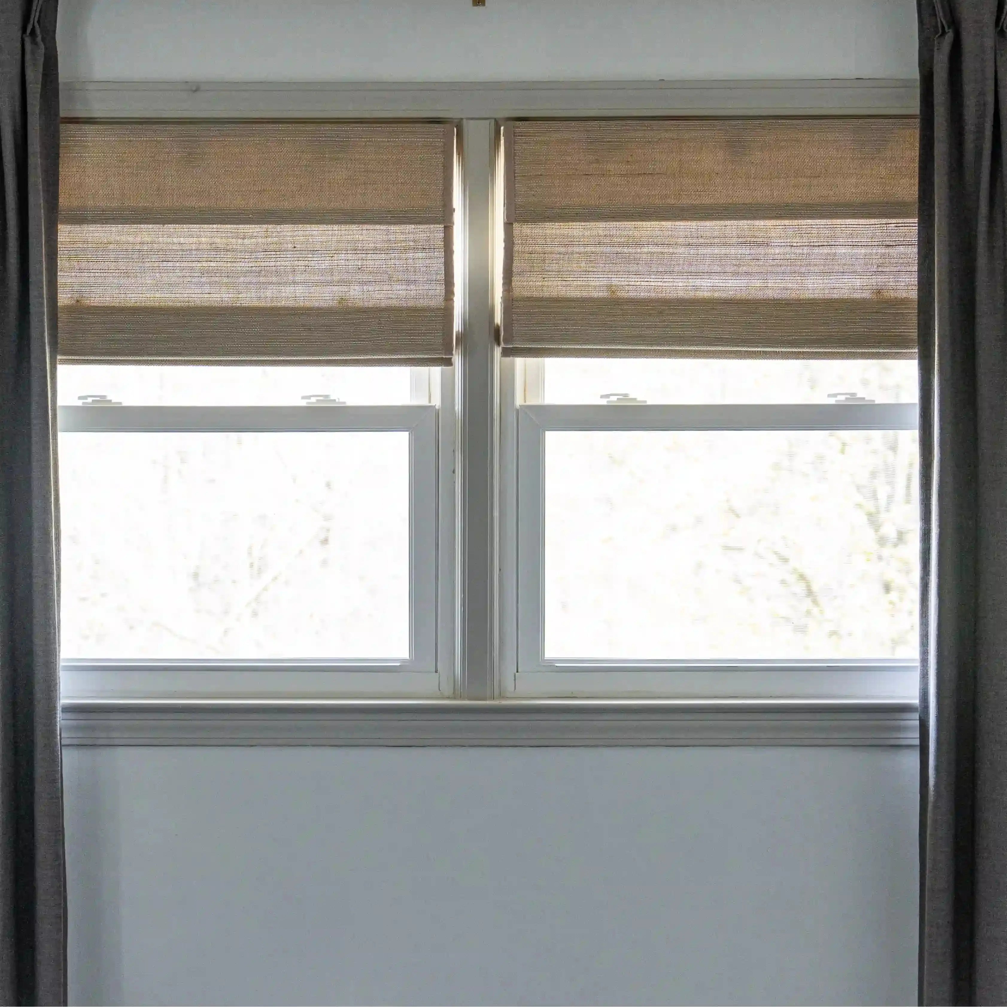 Natural Ramie Bamboo Woven Blind - Coconut?-TWOPAGES CURTAINS