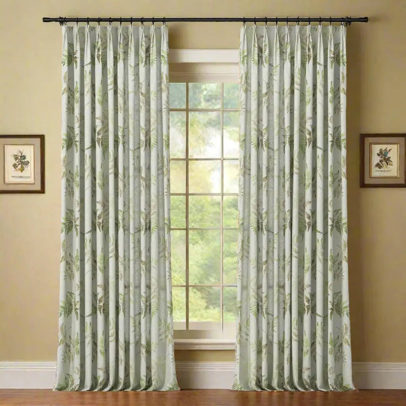 Holly Botanical Boho Drapery Pleated (52 inches Width Limit)?-TWOPAGES
