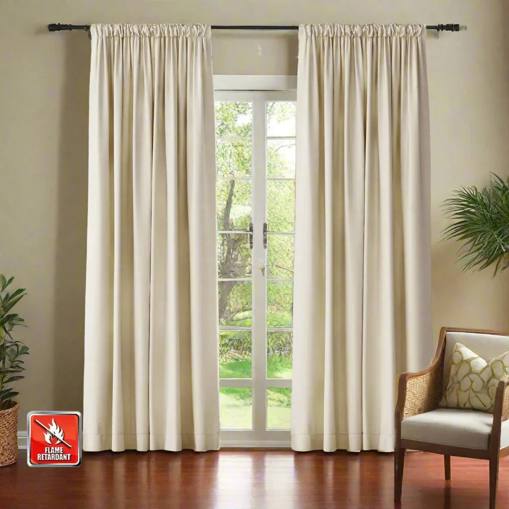 REGAL Fireproof Flame Retardant Curtain Soft Top -TWOPAGES