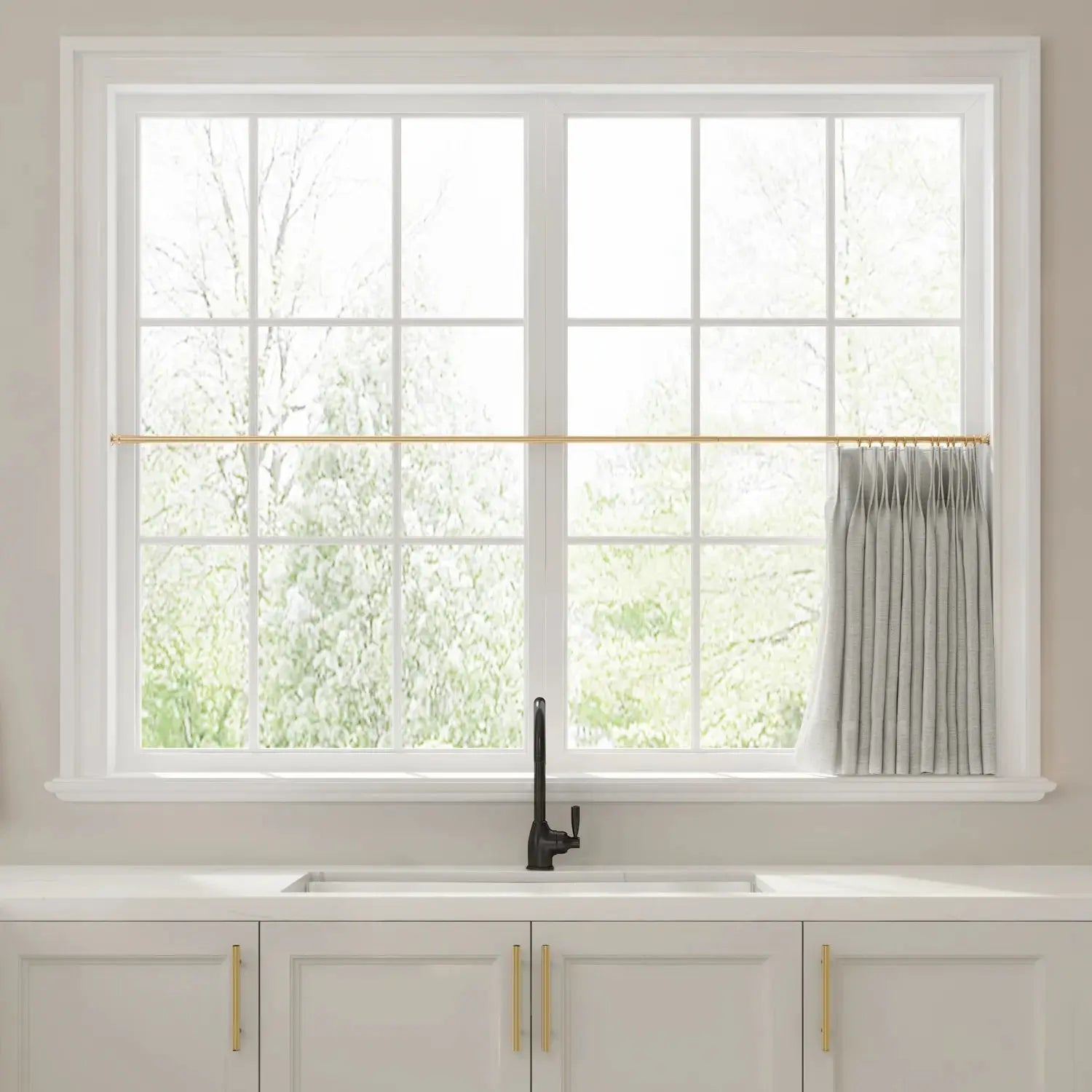 Liz Linen Pleated Cafe Curtains?-TWOPAGES
