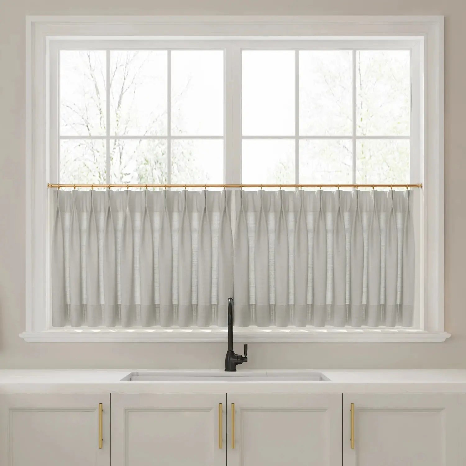 Liz Linen Pleated Cafe Curtains?-TWOPAGES