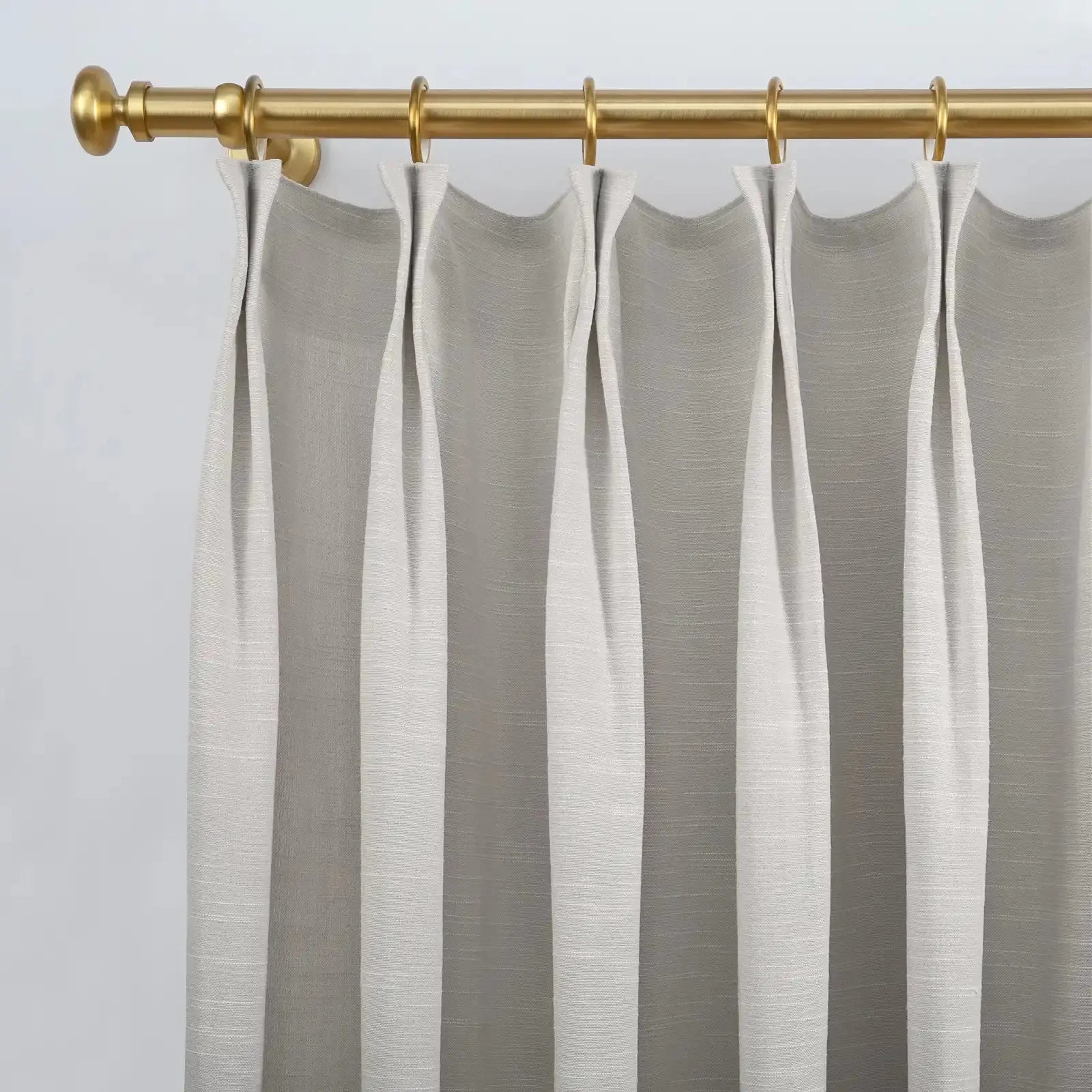 Jawara Luxury Linen Cotton Curtain Pleated-?-TWOPAGES