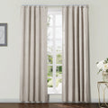 Gene 100% Blackout Soundproof Curtain Grommet with Track Kit TWOPAGES