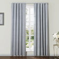 Gene 100% Blackout Soundproof Curtain Grommet with Track Kit TWOPAGES