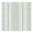 Fabric swatch showcasing wide alternating light grey and white vertical stripes, with two narrow dark blue accent stripes featuring a subtle zig-zag weave, presented on a textured linen-look material with a decorative scalloped edge