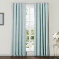 Gene 100% Blackout Soundproof Curtain Grommet with Track Kit TWOPAGES