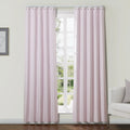 Gene 100% Blackout Soundproof Curtain Grommet with Track Kit TWOPAGES