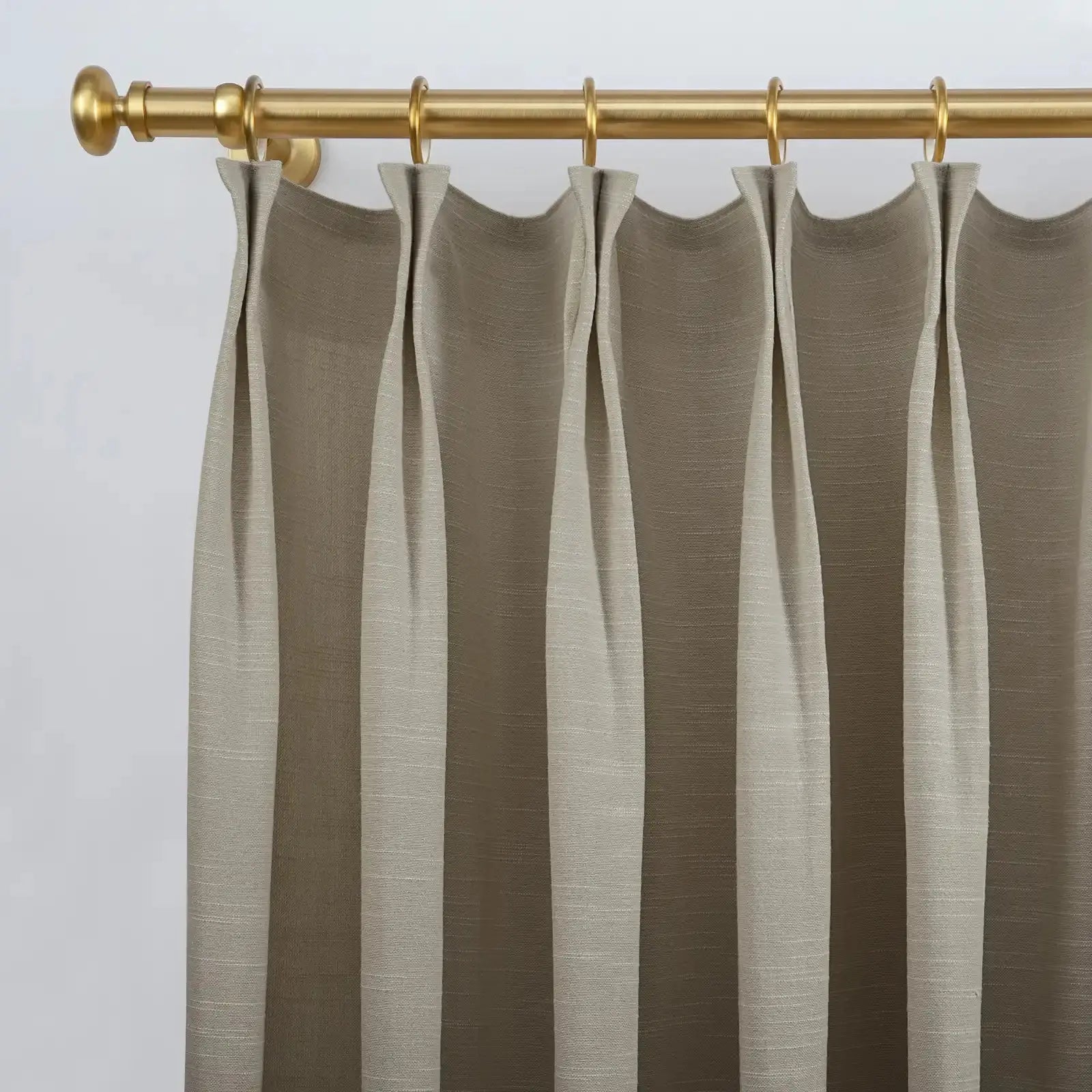 Jawara Luxury Linen Cotton Curtain Pleated-?-TWOPAGES