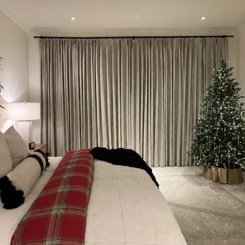 Jawara Luxury Linen Cotton Curtain Pleated-?-TWOPAGES
