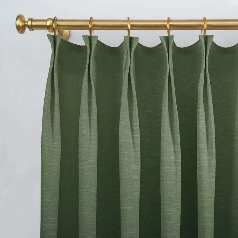 Jawara Luxury Linen Cotton Curtain Pleated-?-TWOPAGES