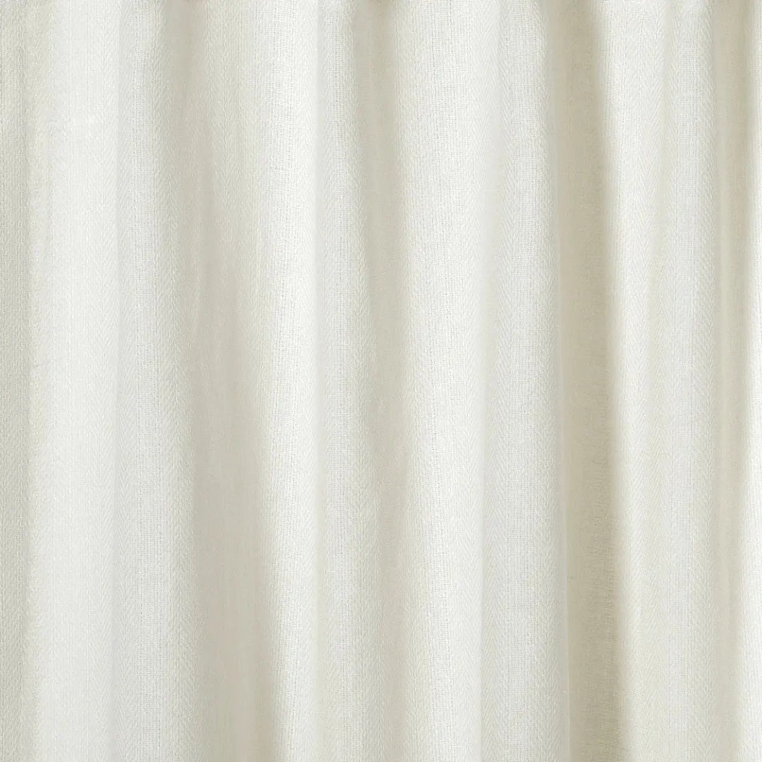 Ron Linen Herringbone Custom Curtain Pleated?-TWOPAGES