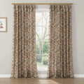 Sara Le x TWOPAGES Vintage Printed Linen Pleated Curtains
