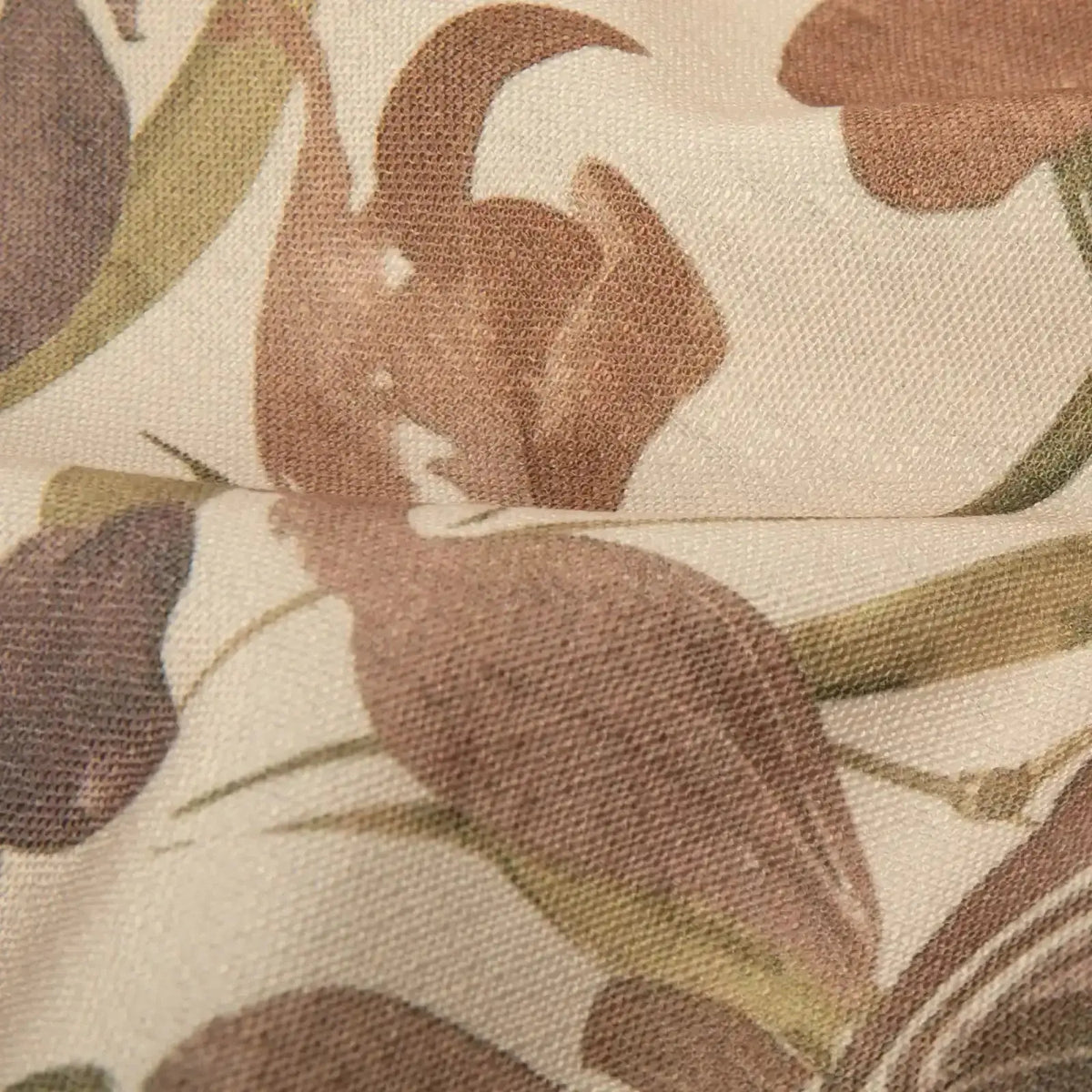 Sara Le x TWOPAGES Vintage Printed Linen Pleated Curtains