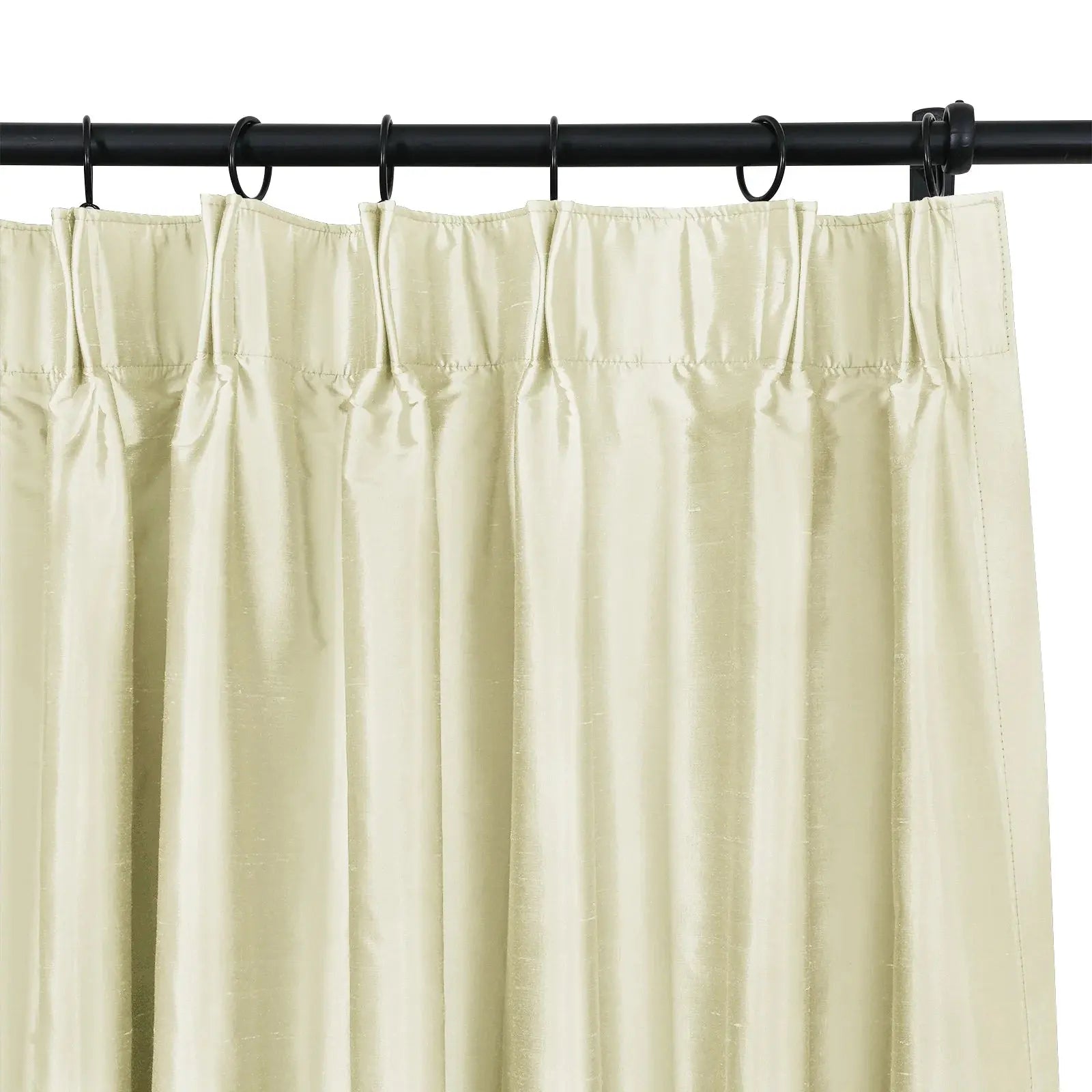 Selman Dupioni Silk Curtain Pleated?-TWOPAGES