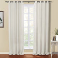 Kyla Lightweight Faux Linen Drapery Grommet TWOPAGES