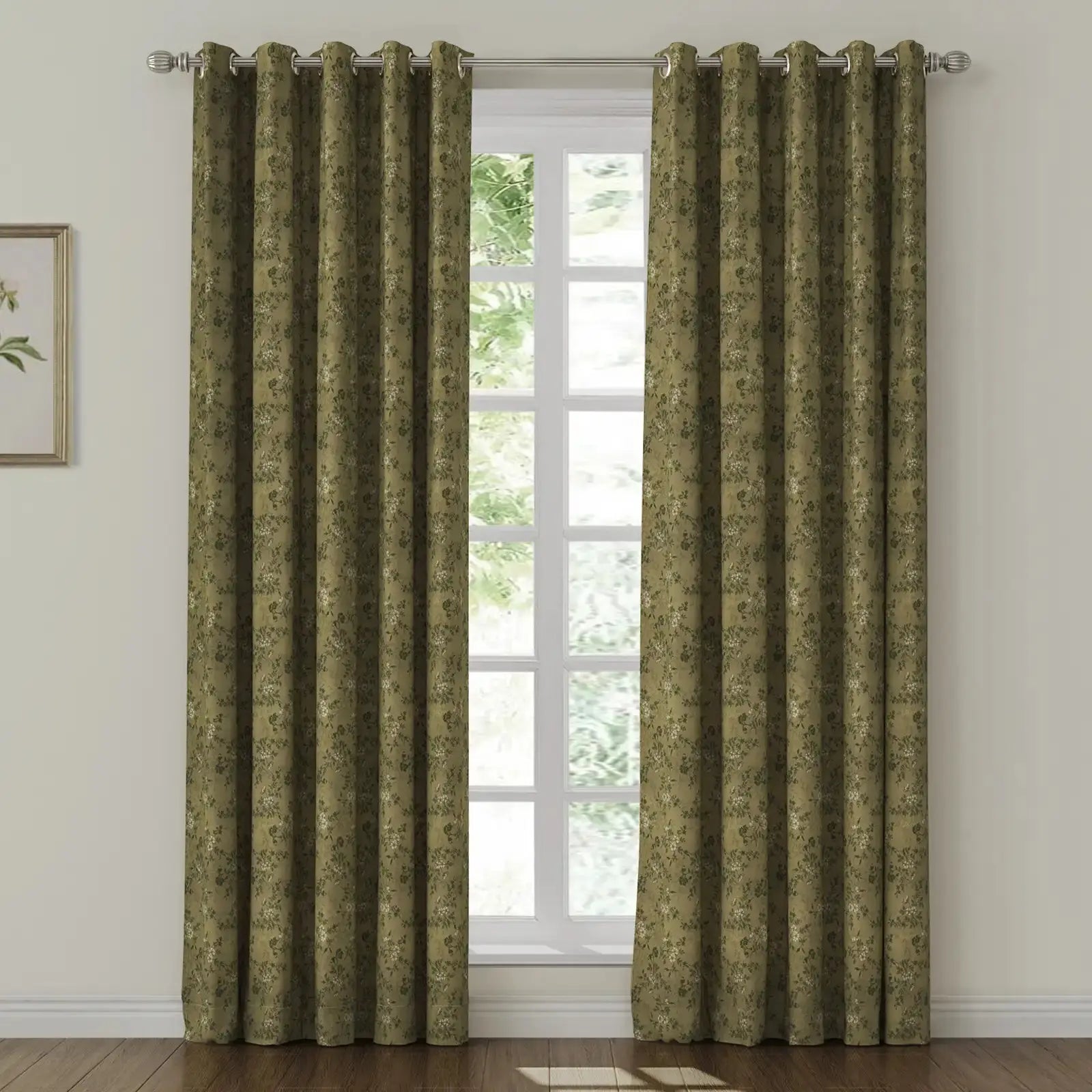 Sara Le Print Linen Drapery Grommet TWOPAGES