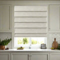 Jawara Linen Cotton Deco Fold Roman Blind Cordless?-TWOPAGES