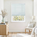Jawara Linen Cotton Deco Fold Roman Blind Cordless