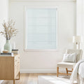 Jawara Linen Cotton Deco Fold Roman Blind Cordless