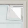 Jawara Linen Cotton Deco Fold Roman Blind Cordless
