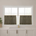 Custom Cafe Curtains Pleated