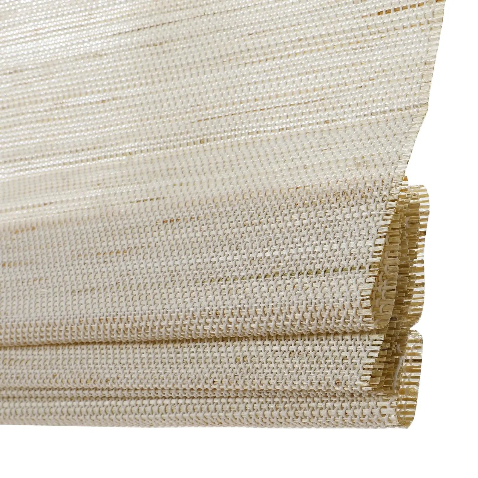 Natural Ramie Bamboo Woven Blind - Wall White TWOPAGES CURTAINS