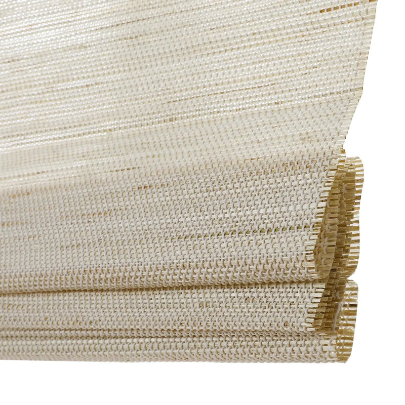 Natural Ramie Bamboo Woven Blind - Wall White TWOPAGES CURTAINS