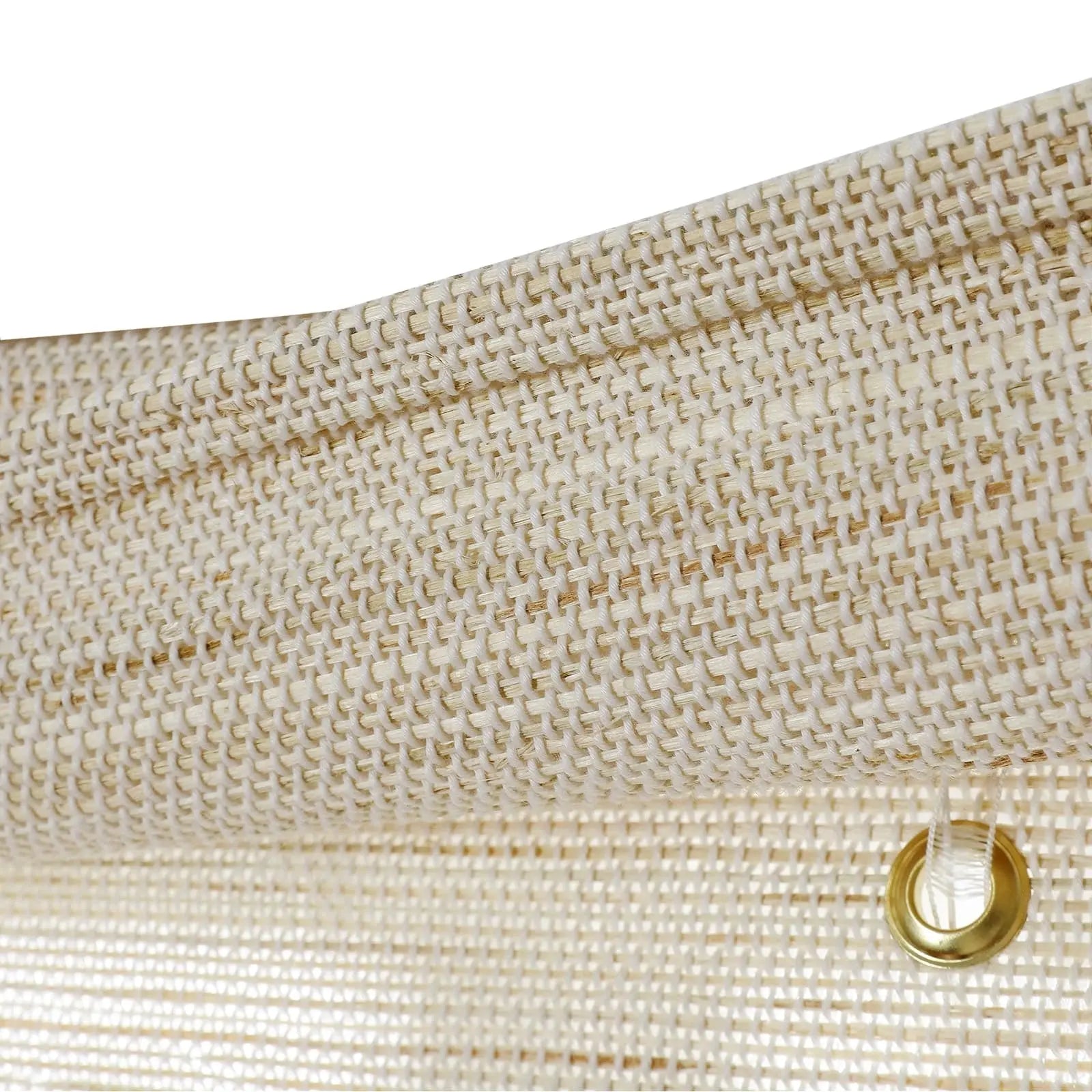 Natural Ramie Bamboo Woven Blind - Wall White TWOPAGES CURTAINS