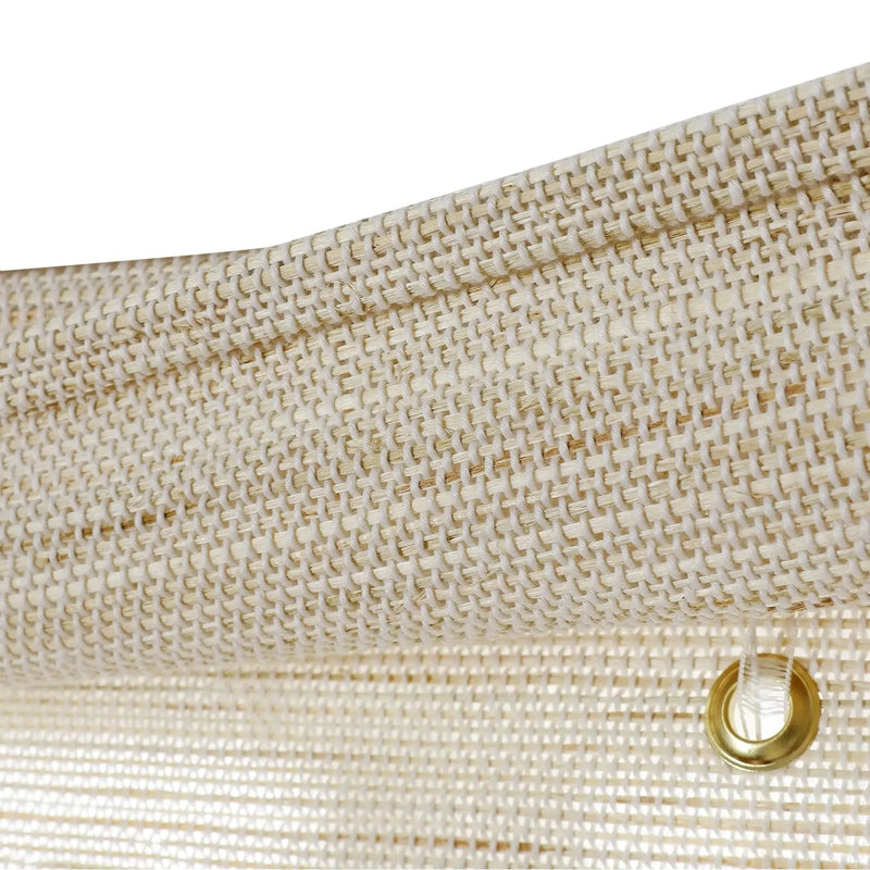 Natural Ramie Bamboo Woven Blind - Wall White TWOPAGES CURTAINS