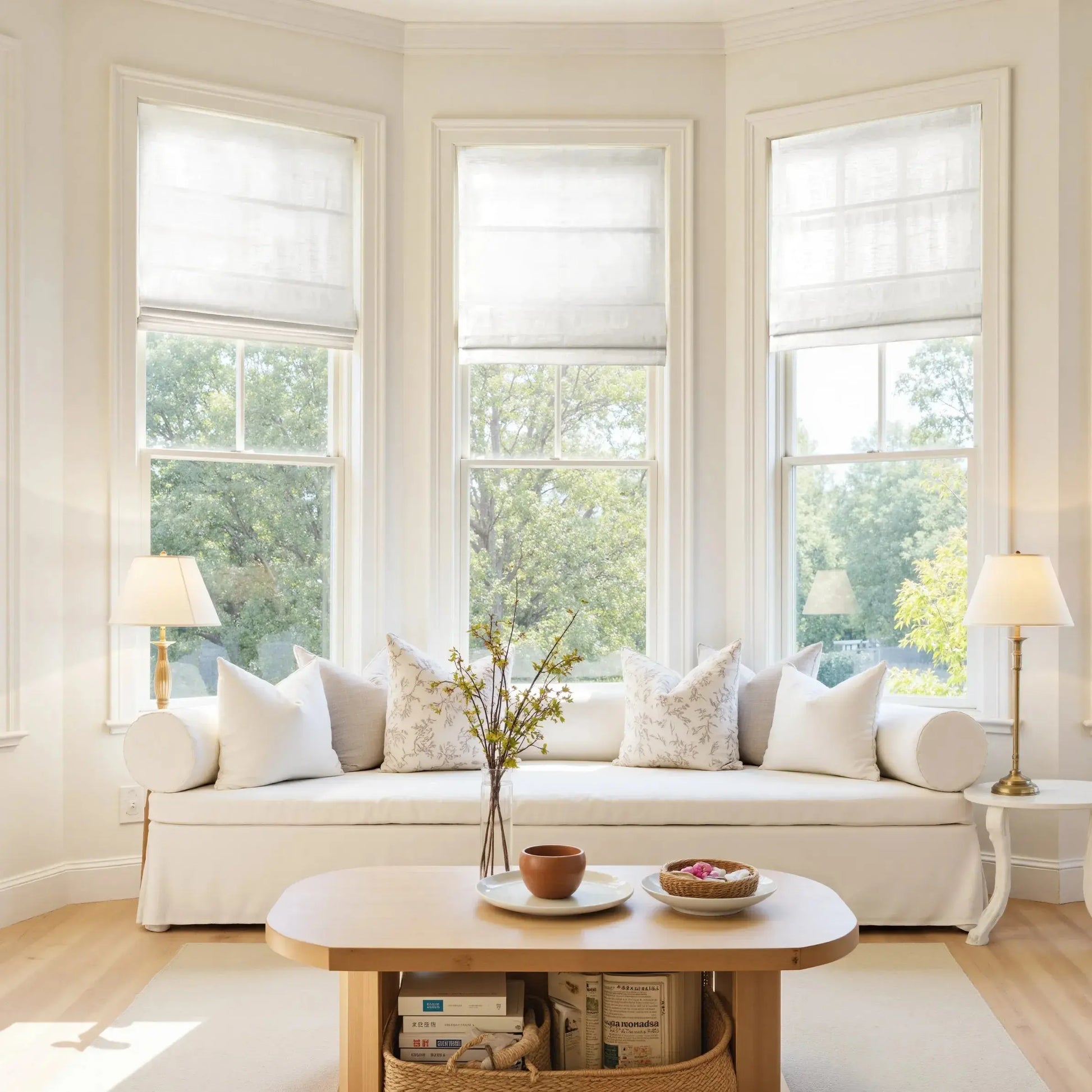 Jawara Linen Cotton Roman Shade Cordless?-TWOPAGES