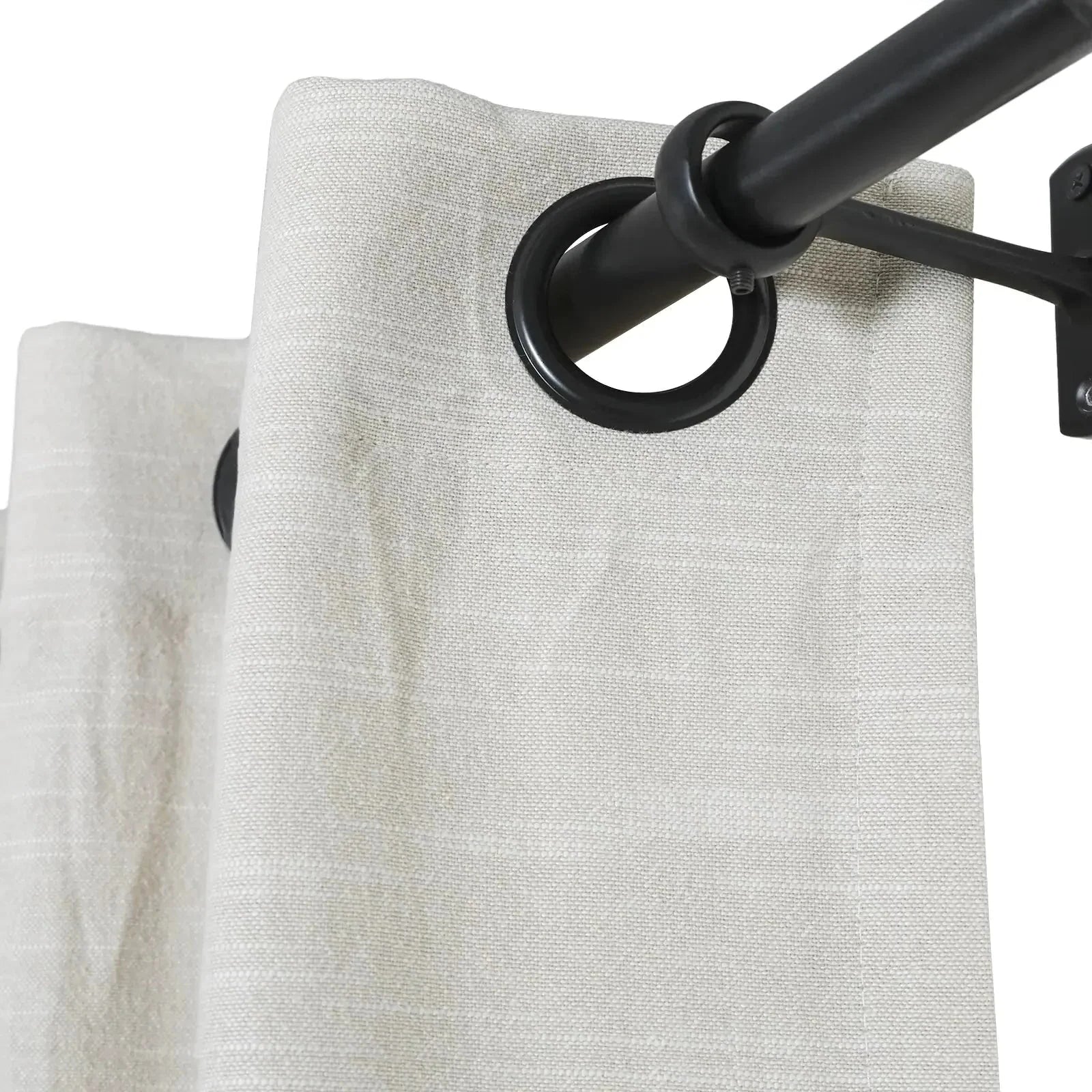 Jawara Luxury Linen Cotton Curtain Grommet TWOPAGES