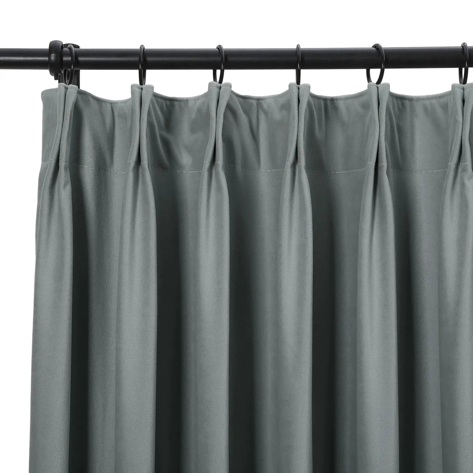 Tavis Premium Velvet Curtain Pleated-?-TWOPAGES
