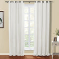 Kyla Lightweight Faux Linen Drapery Grommet TWOPAGES