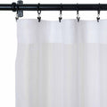 Florida Embossed White Semi Sheer Curtain Soft Top TWOPAGES