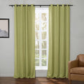 Kyla Lightweight Faux Linen Drapery Grommet TWOPAGES