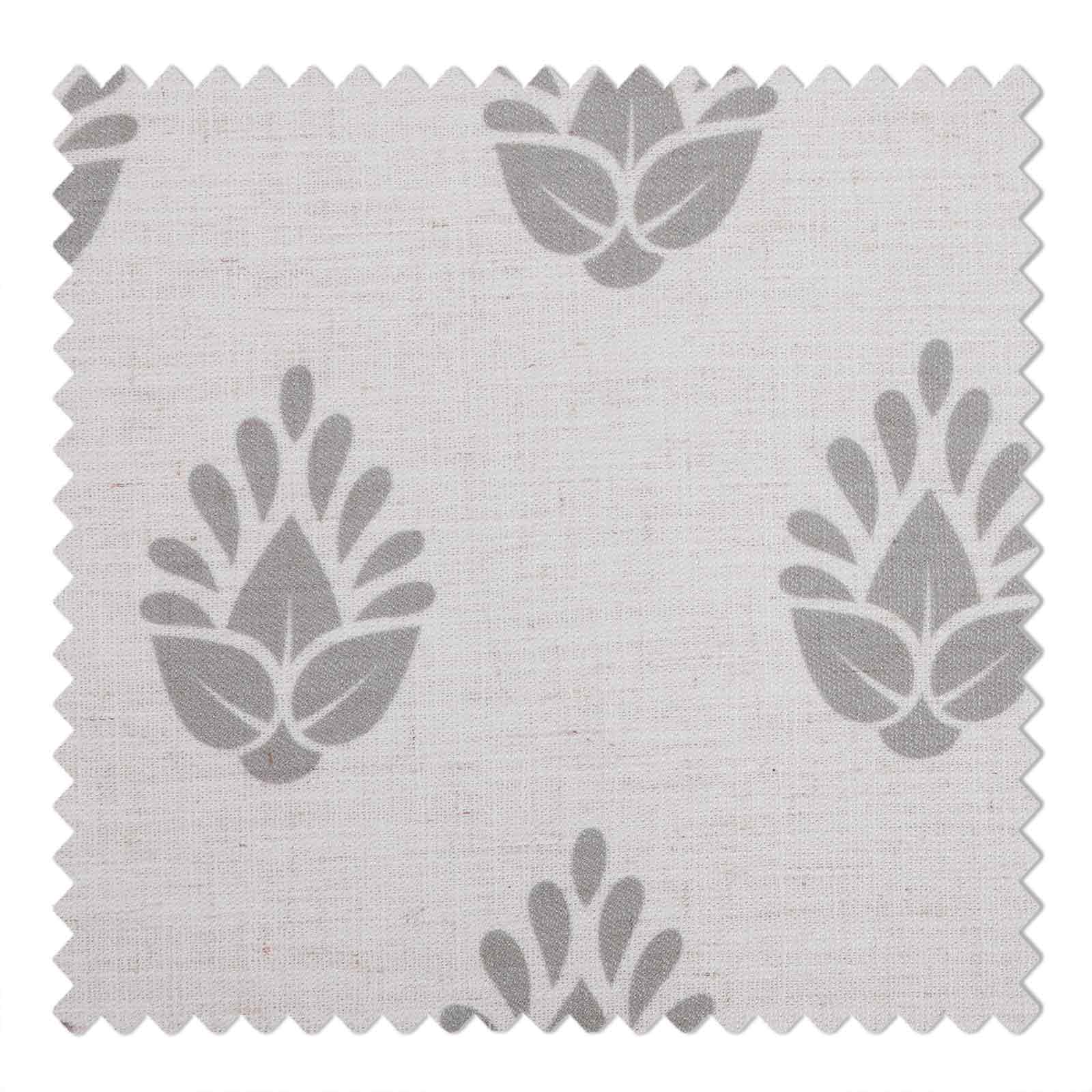Stefana Silber Printed Roman Blind Cord Lift TWOPAGES